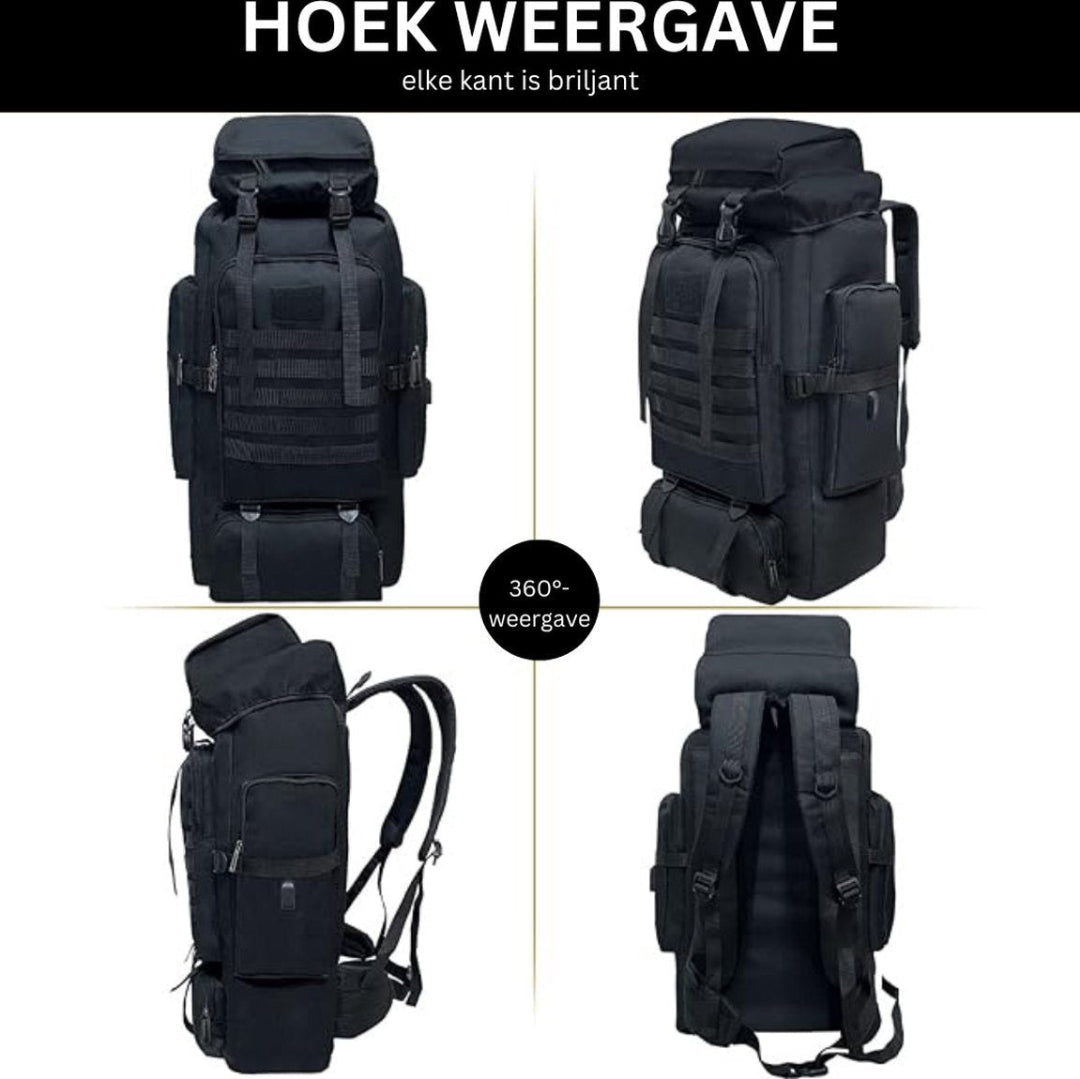 100L backpack - Wandelrugzak - Compleet Nooduitrusting Rugzak