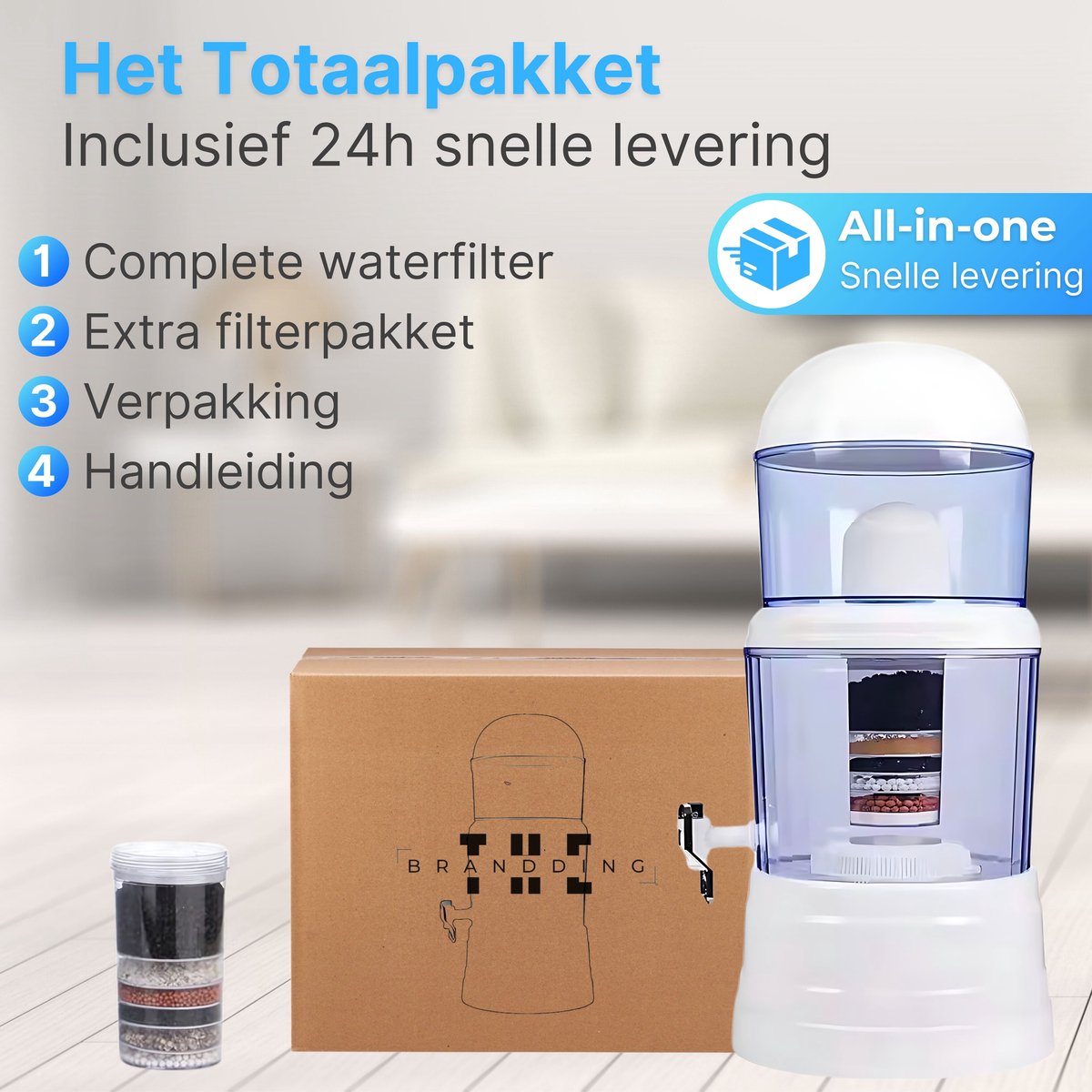 Elixer AquaVital™ 16L Alkalisch Waterzuiveringssysteem