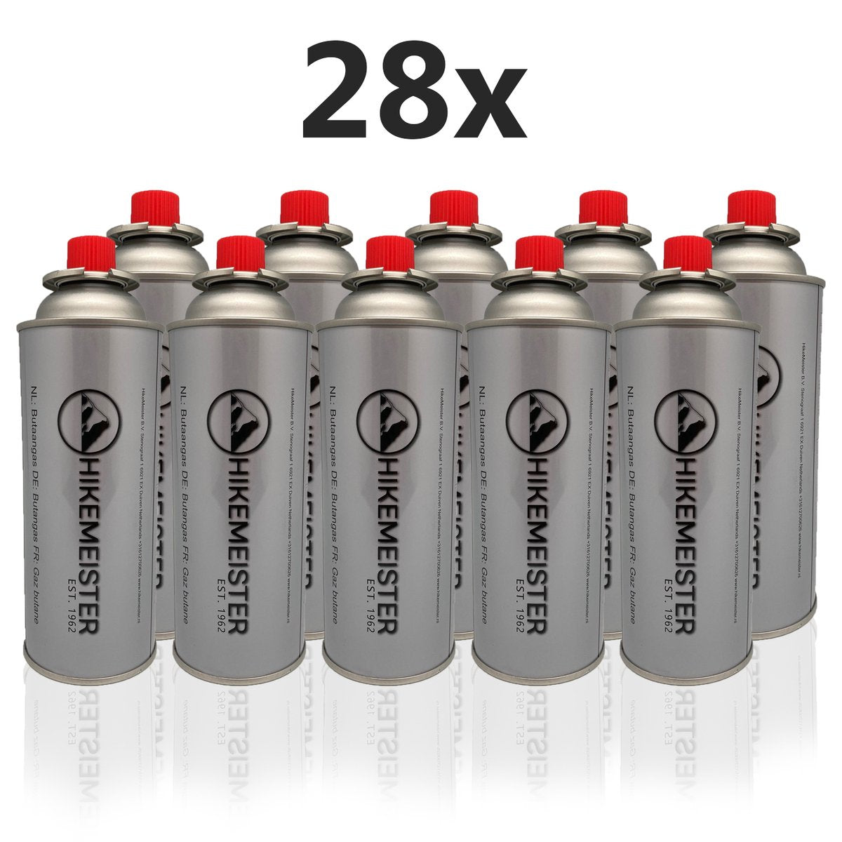 HikeMeister® Butaan Camping Gasbussen Voordeelverpakking - 227g - Geschikt voor camping kookstel