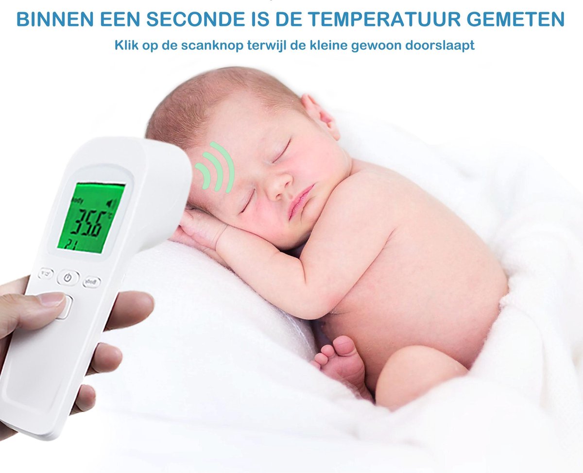 Luxyana® Thermometer Pro Series – Snel, Hygiënisch en Contactloos Temperatuur Meten