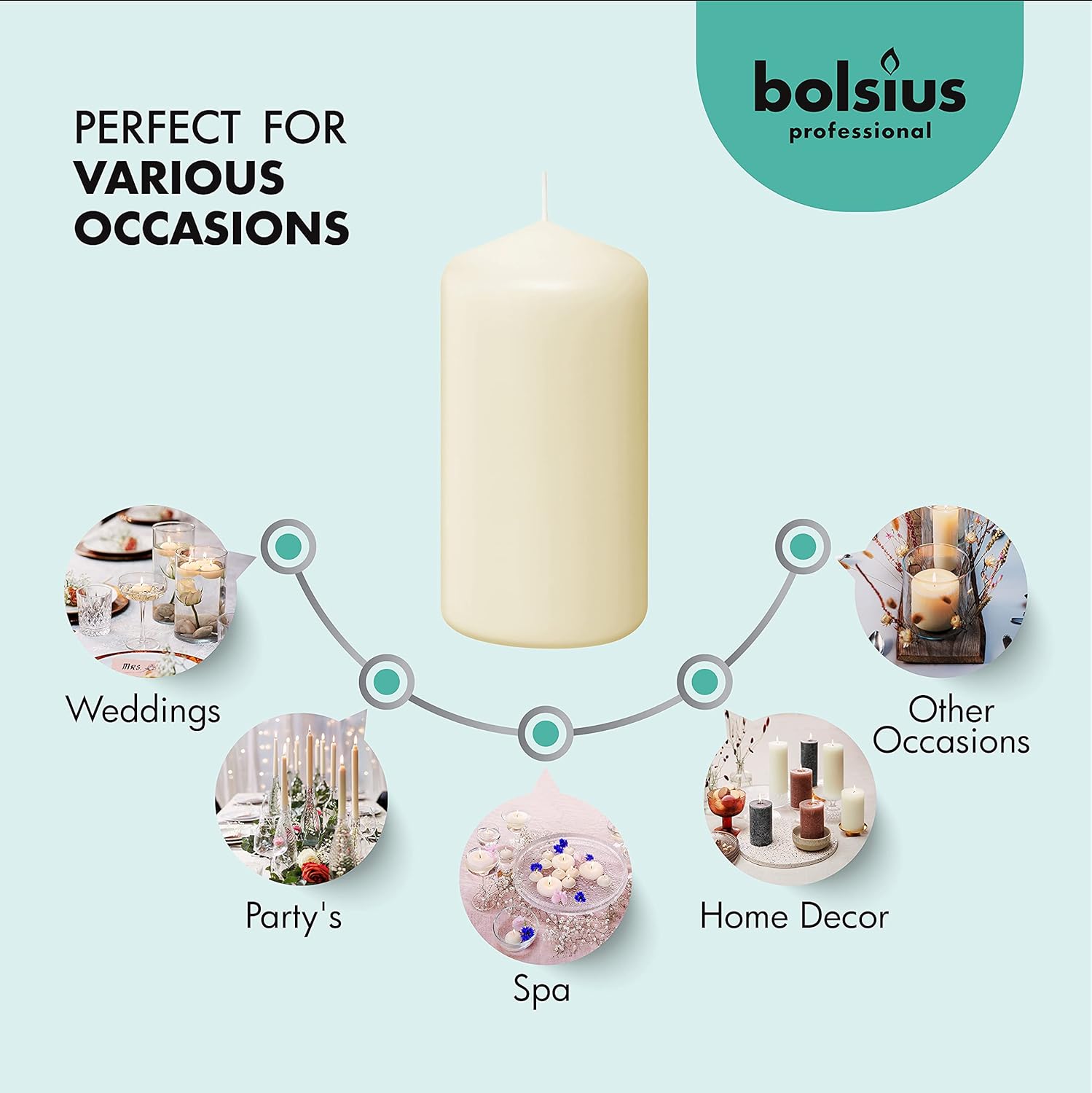 Stompkaars 33 uurs - Bolsius