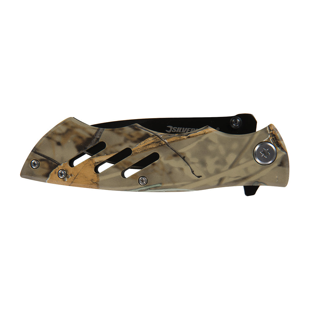 Silverline - Camouflage zakmes 195 mm