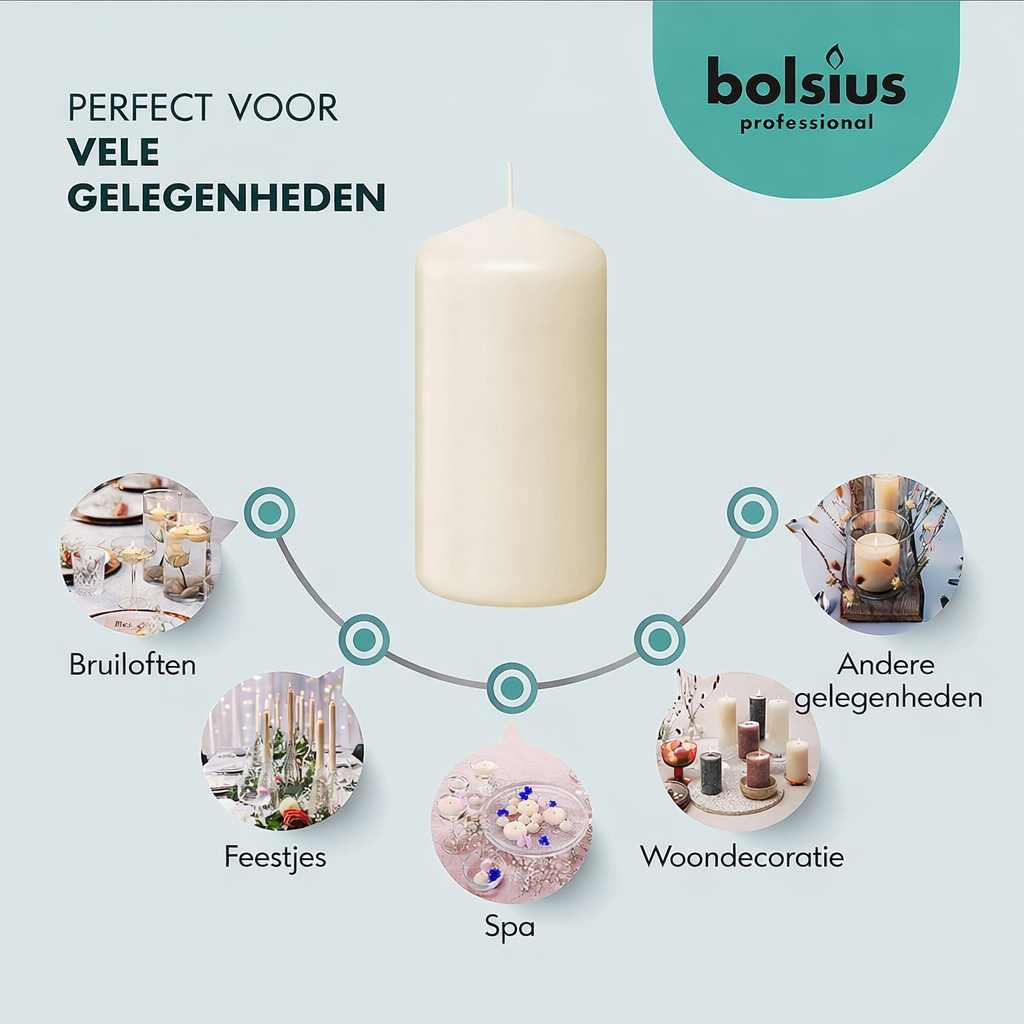 Stompkaars 33 uurs - Bolsius