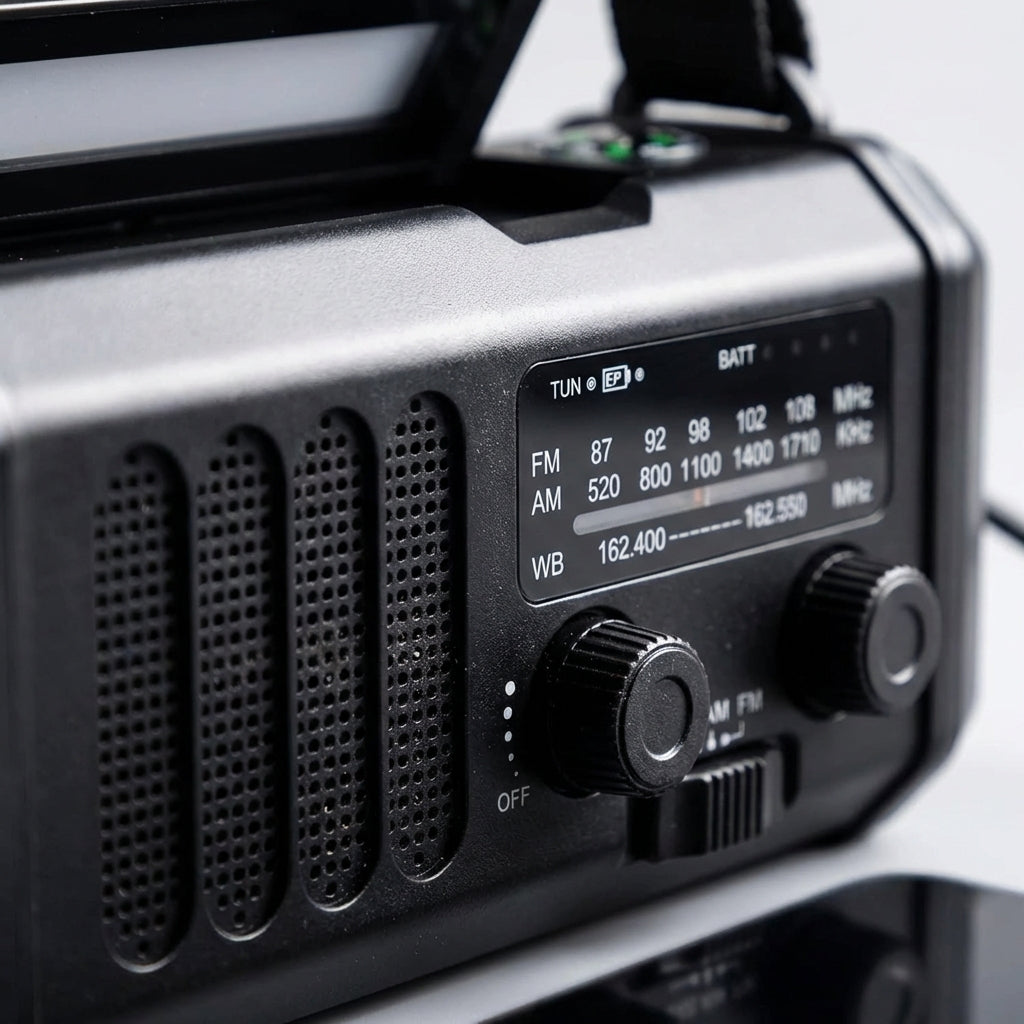 Noodradio Ultra met langdurige powerbank (10.000 mAH)