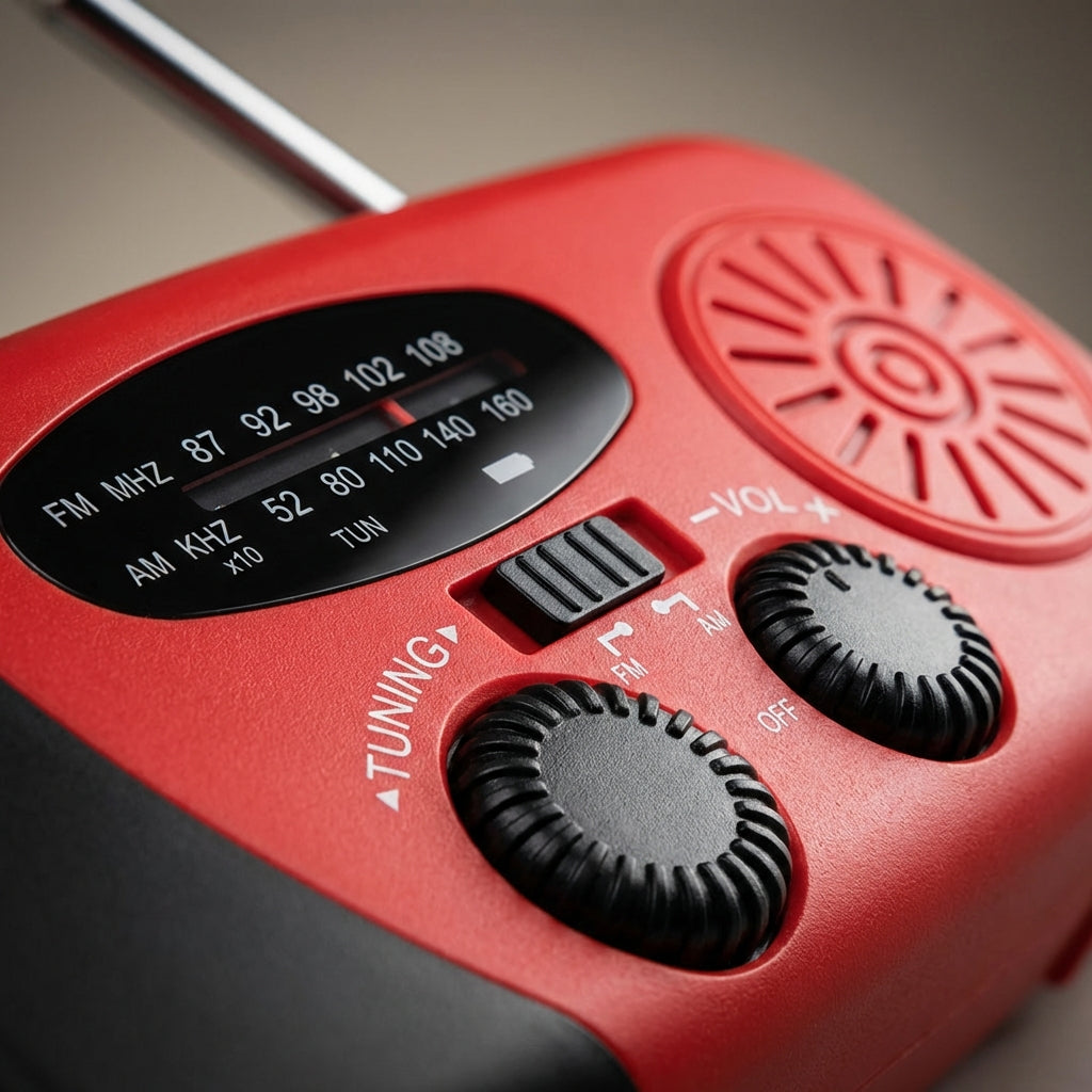 Noodradio™ met Zaklamp en Powerbank - 2026 Model