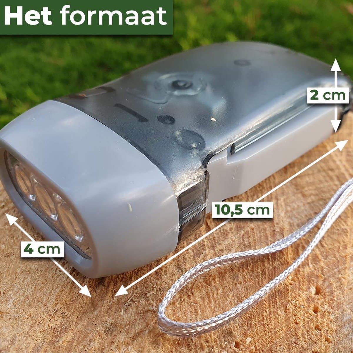 Knijpkat Zaklamp – Altijd Licht Zonder Batterijen (Set van 3)