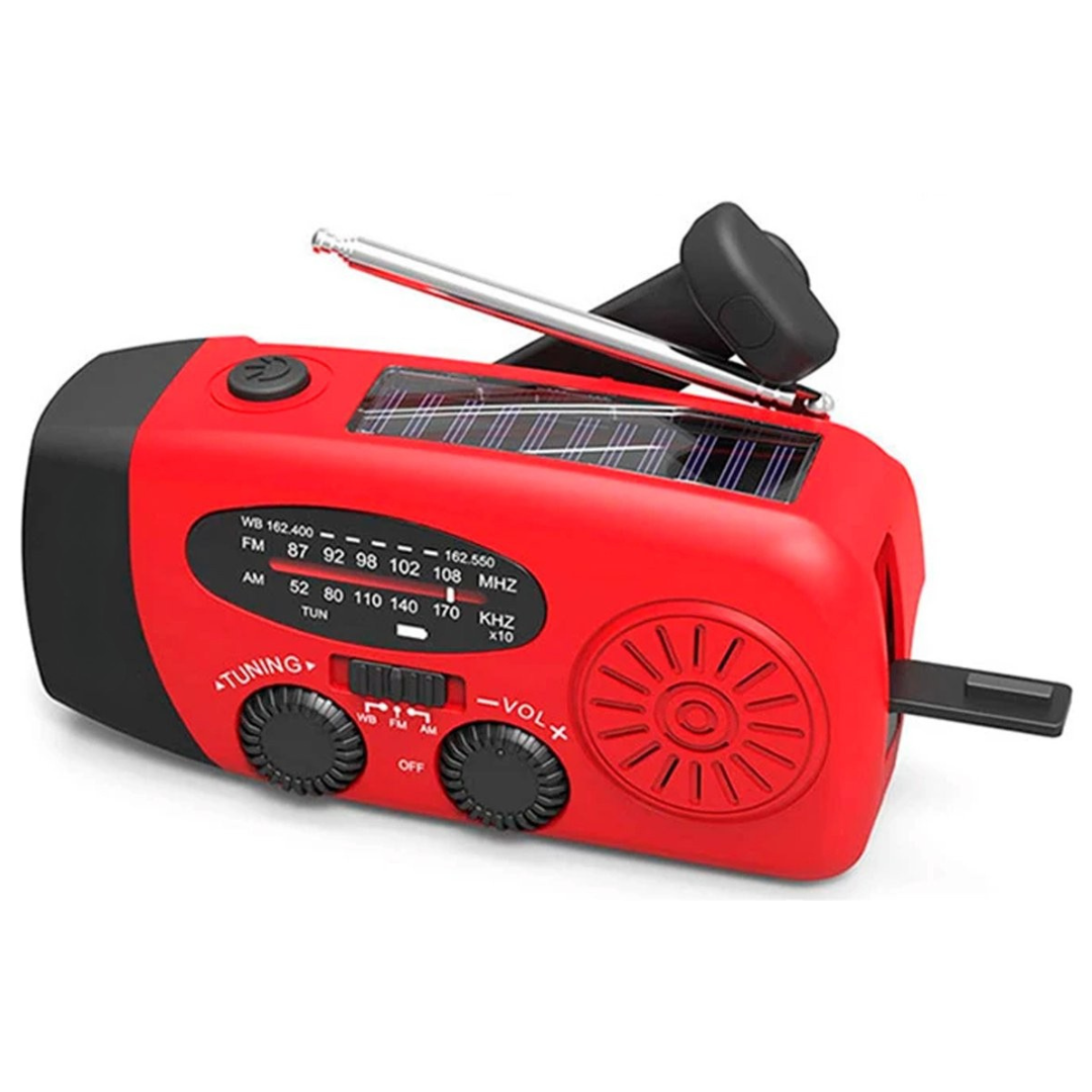 Noodradio™ met Zaklamp en Powerbank - 2026 Model
