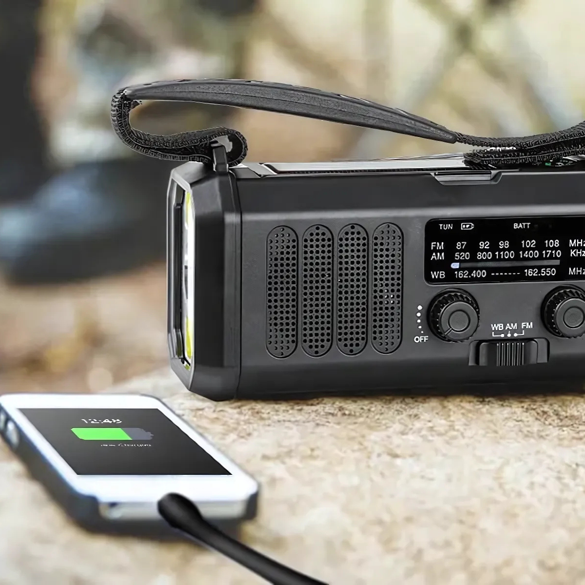 Noodradio Ultra met langdurige powerbank (10.000 mAH)