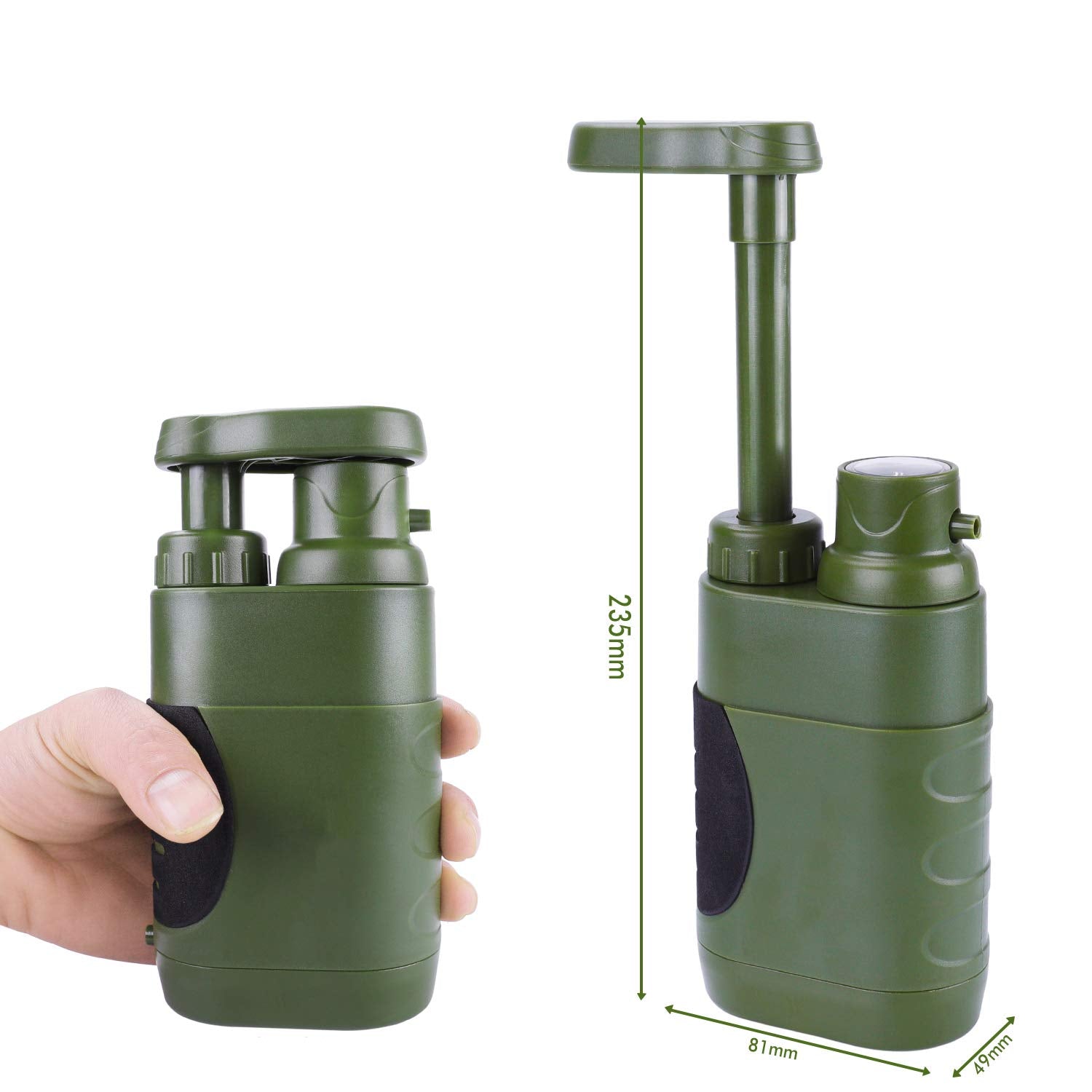AquaDefender™ Survival Waterfilter – Voor 3000L Schoon Drinkwater in Noodsituaties
