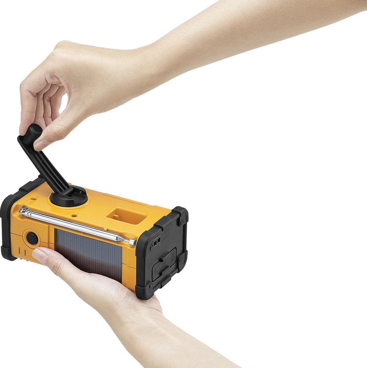 DAB+ Draagbare Noodradio (UKW/DAB+ tuner, geïntegreerde accu) Geel/Zwart  Sangean MMR-88