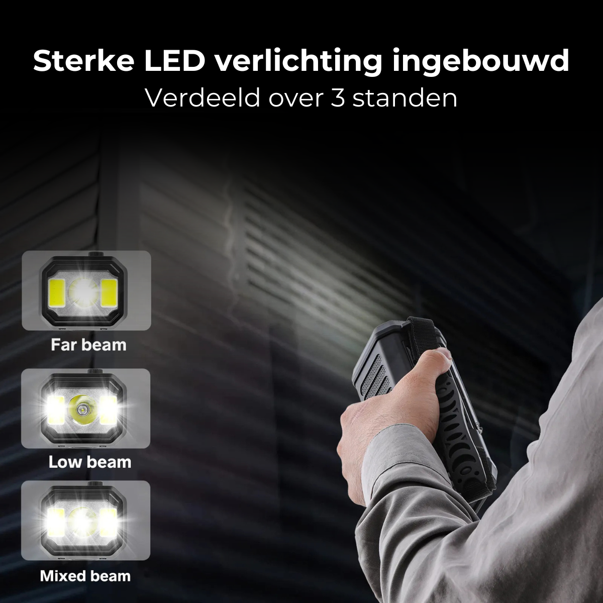 Noodradio Ultra met langdurige powerbank (10.000 mAH)