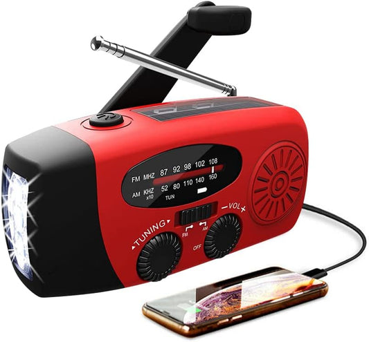 Noodradio™ Met Zaklamp en Powerbank - 2025 Model