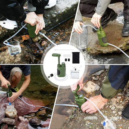 AquaDefender™ Survival Waterfilter – Voor 3000L Schoon Drinkwater in Noodsituaties