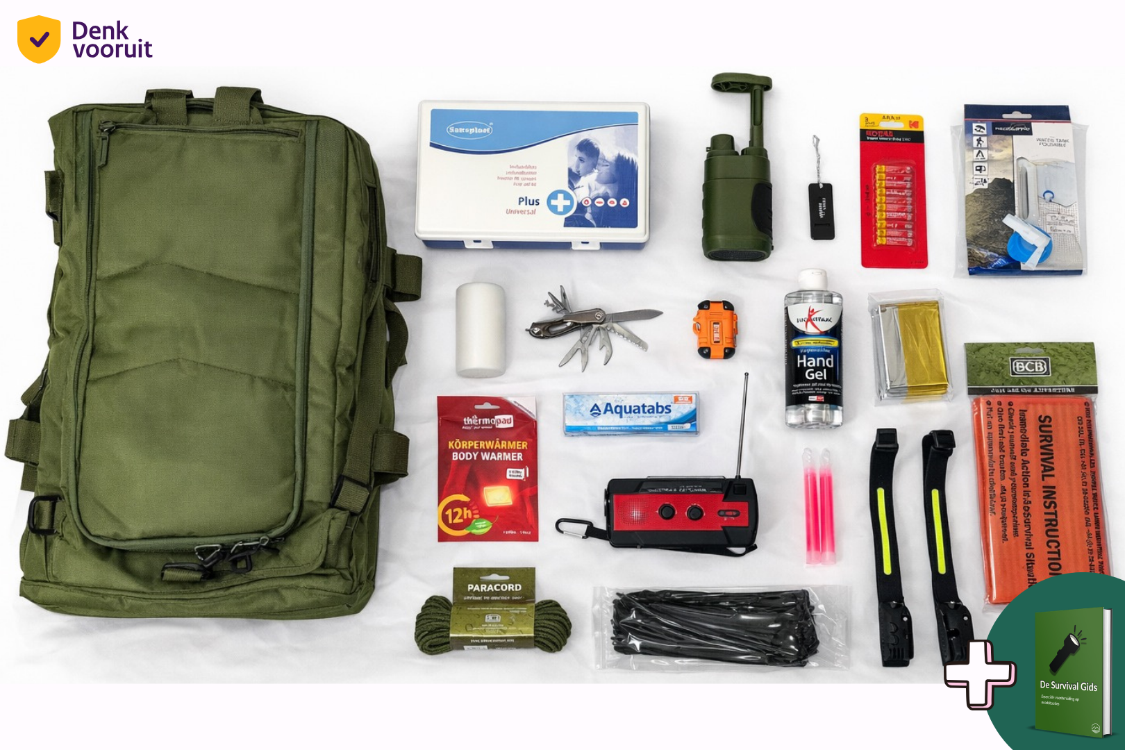 Noodpakket Premium  (met Duffelbag)