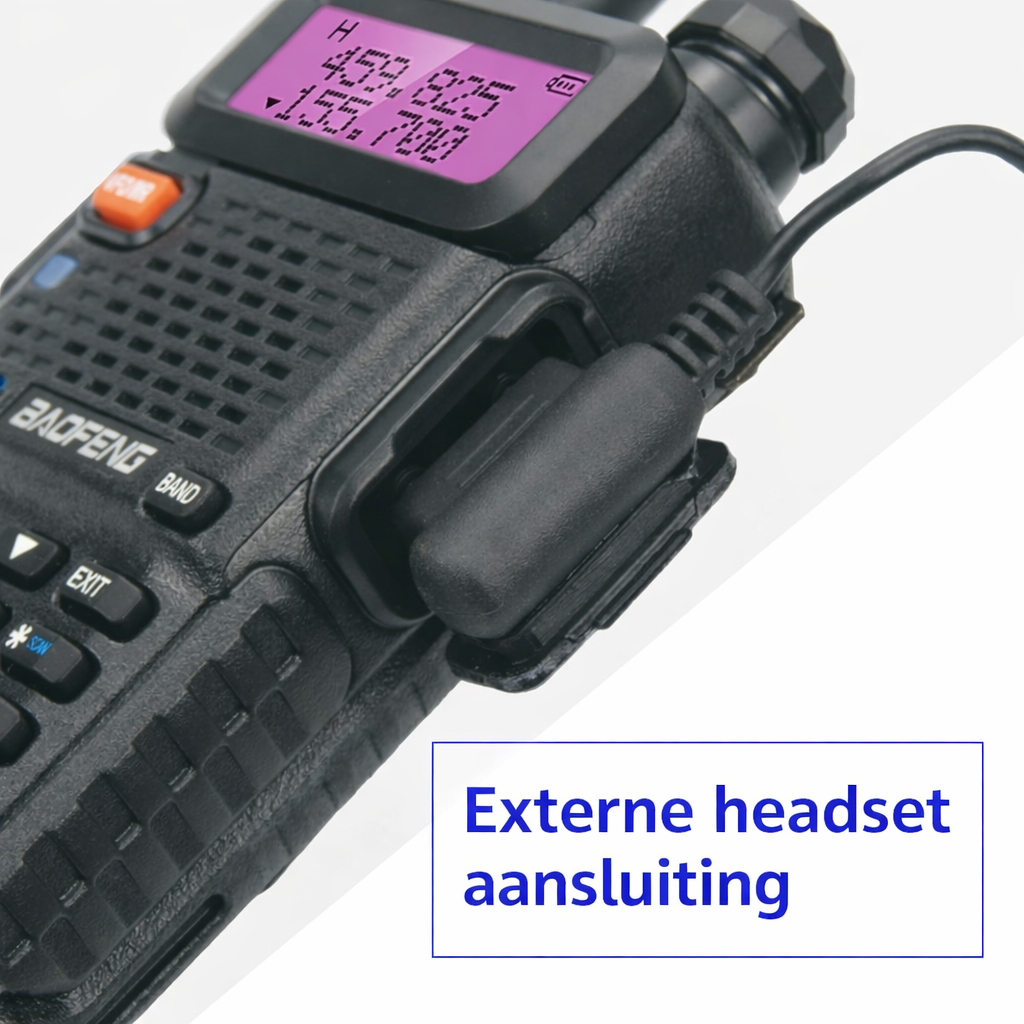 Baofeng UV-5R Dual-Band Radio | Betrouwbare Communicatie voor Outdoor & Noodsituaties