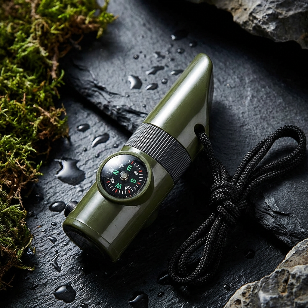 Survival Whistle 7-in-1 Noodfluit