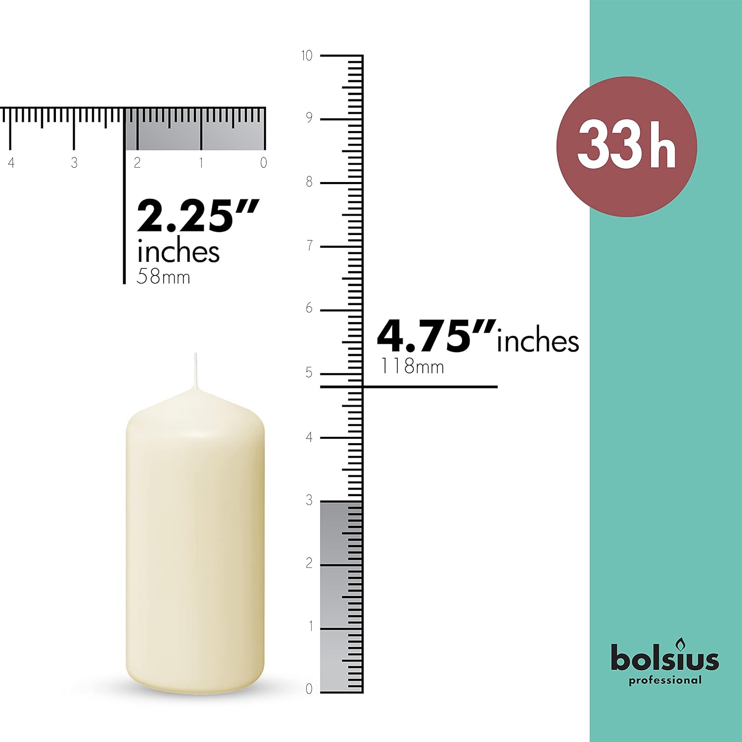 Stompkaars 33 uurs - Bolsius