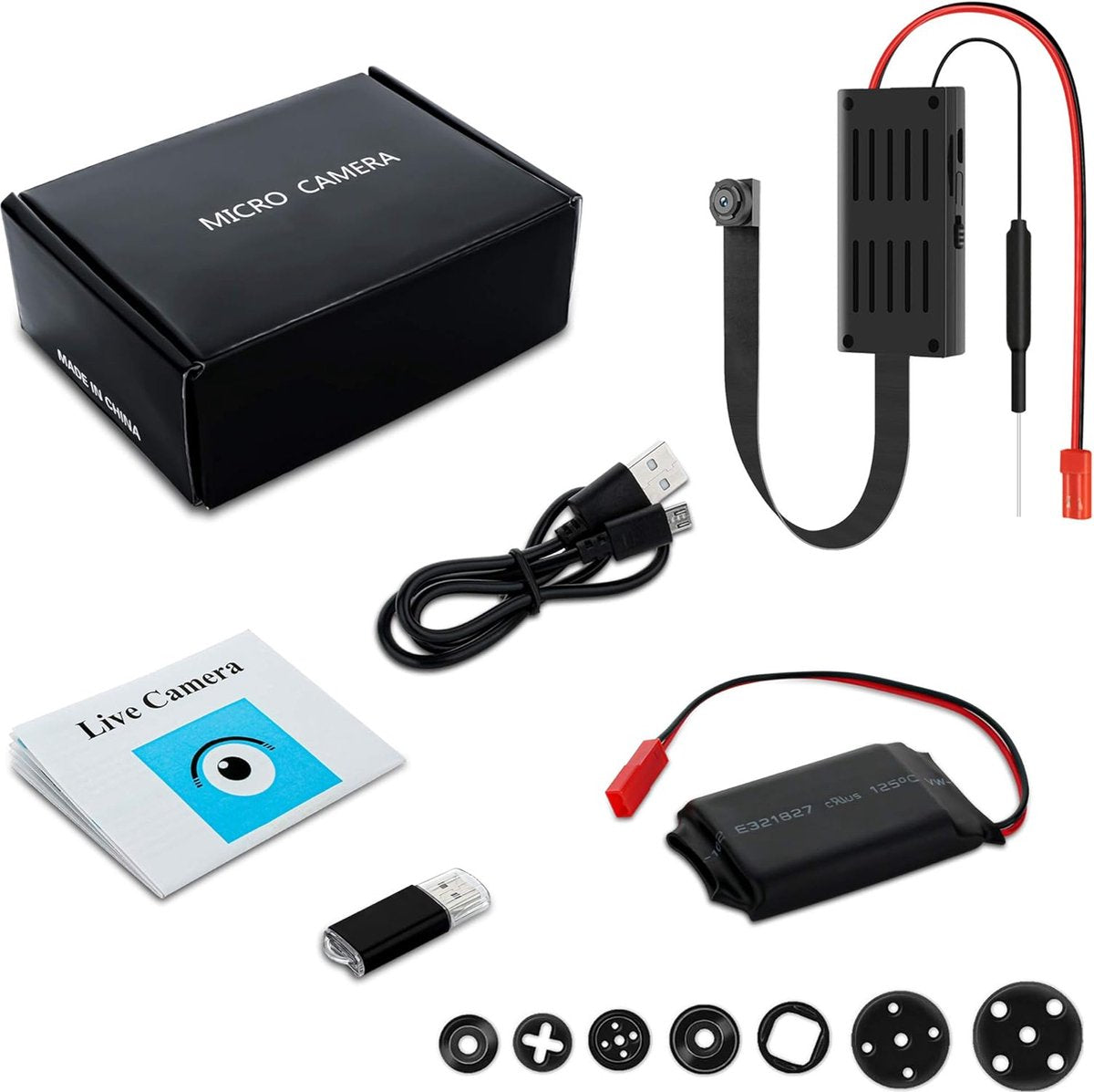 Equivera Mini 4K Spionagecamera – Onopvallende beveiliging met bewegingsdetectie & WiFi