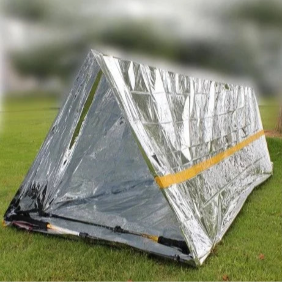 Lichtgewicht Noodtent voor 2 Personen – Isolerend & Compact – Altijd Beschermd in Noodsituaties