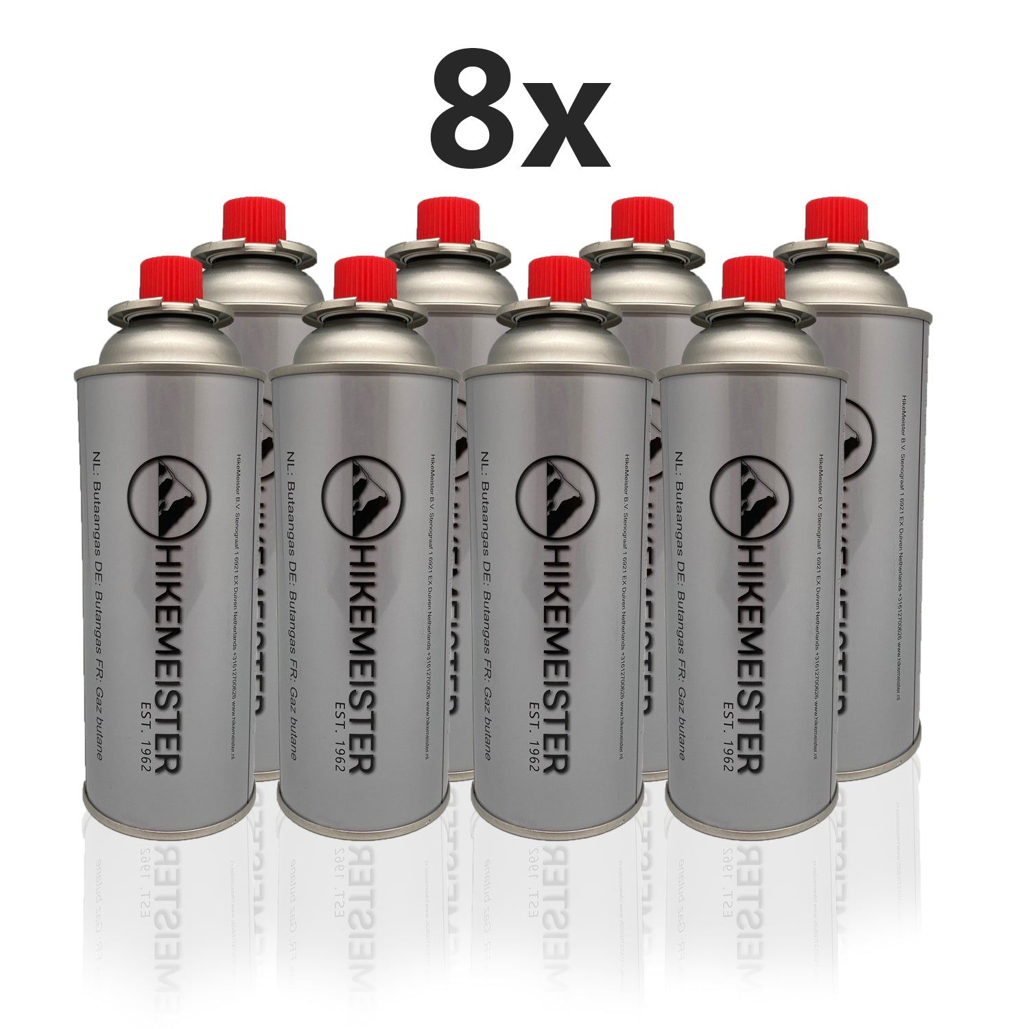 HikeMeister® Butaan Camping Gasbussen Voordeelverpakking - 227g - Geschikt voor camping kookstel