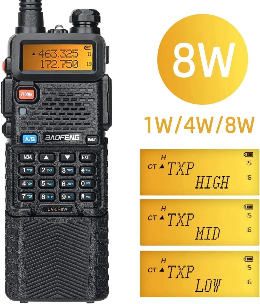 Baofeng UV-5R Dual-Band Radio | Betrouwbare Communicatie voor Outdoor & Noodsituaties